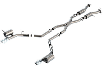 compare product Borla 2021+ Dodge Durango SRT Hellcat 6.2L V8 AWD S-Type Cat-Back Exhaust System - T-304SS
