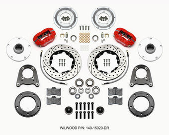 compare product Wilwood Forged Dynalite-M Front Kit 10.75in Drilled Red 1950-1955 MG-TD/TF
