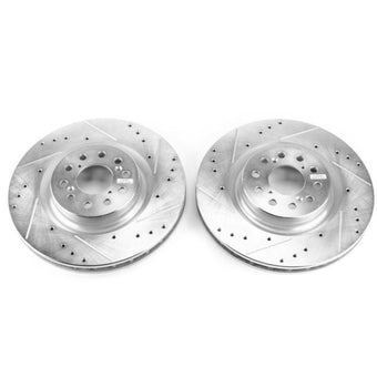 compare product Power Stop 17-18 Honda Civic Front Evolution Drilled & Slotted Rotors - Pair