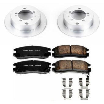 compare product Power Stop 95-05 Chrysler Sebring Rear Z17 Evolution Geomet Coated Brake Kit