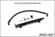 AMS Performance 08 - 15 Mitsubishi EVO X CNC Machined Aluminum Fuel Rail w/Pulsation Dampener - Black - My Store