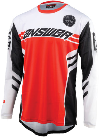 compare product Answer 25 Arkon Nitrus Jersey Red/Black/White Youth - XL