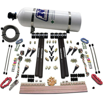 compare product Nitrous Express 6 Cyl SX2 Dual Stage Nozzle Nitrous Kit w/15lb Bottle