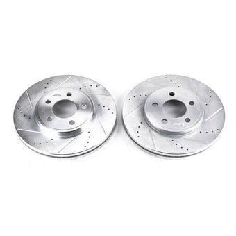 compare product Power Stop 03-11 Ford Crown Victoria Front Evolution Drilled & Slotted Rotors - Pair