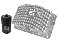 aFe Street Series Engine Oil Pan Raw w/ Machined Fins; 11 - 17 Ford Powerstroke V8 - 6.7L (td) - My Store