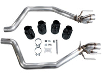 AWE Tuning C6 Chevrolet Corvette Z06/ZR1 Track Edition Axle - Back Exhaust w/ Diamond Black Tips - My Store