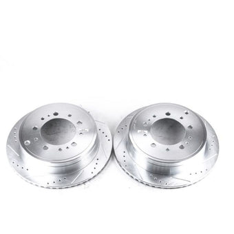 compare product Power Stop 13-21 Toyota Land Cruiser Rear Evolution Drilled & Slotted Rotors - Pair