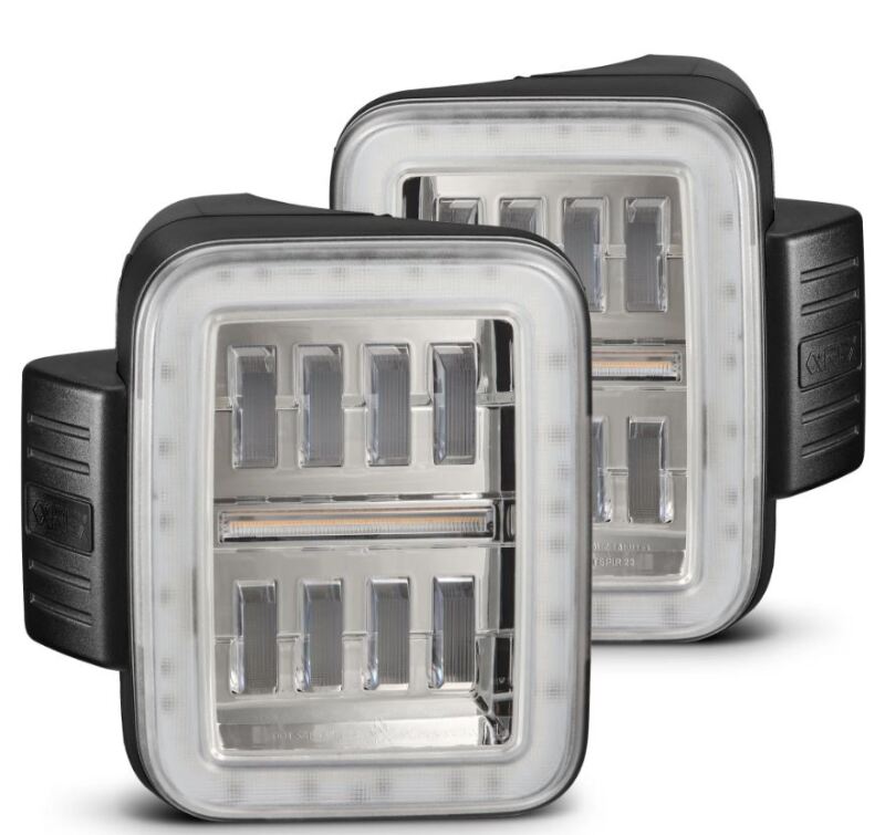 AlphaRex 19 - 24 Jeep Gladiator JT Nova - Series Prismatic LED Tail Lights - Chrome - My Store