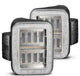 AlphaRex 19 - 24 Jeep Gladiator JT Nova - Series Prismatic LED Tail Lights - Chrome - My Store