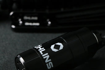 compare product Ohlins 14-26 Harley FL Touring STX 36 Twin Blackline 12in Blk Reservoir Shocks - Standard Springs