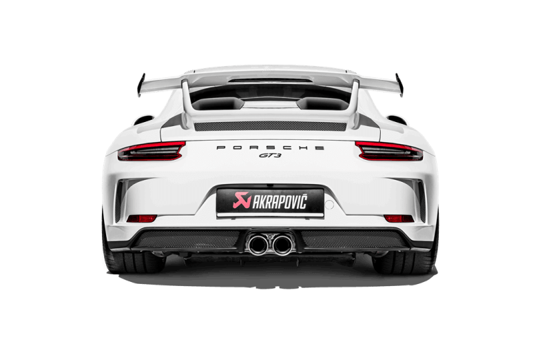 Akrapovic 2018 Porsche 911 GT3 (991.2) Slip - On Race Line (Titanium) w/Titanium Tail Pipe Set - My Store