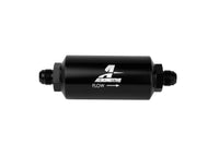 Aeromotive In - Line Filter - AN - 08 size Male - 10 Micron Microglass Element - Bright - Dip Black - My Store