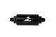 Aeromotive In - Line Filter - AN - 08 size Male - 10 Micron Microglass Element - Bright - Dip Black - My Store