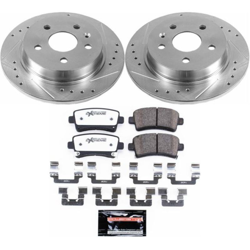 Power Stop 12 - 16 Buick LaCrosse Rear Z26 Street Warrior Brake Kit - My Store
