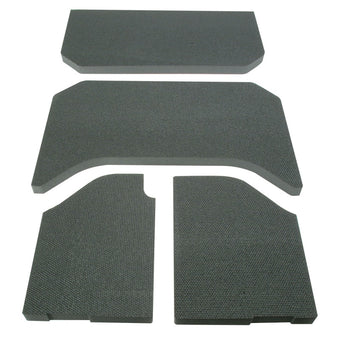 compare product DEI 07-10 Jeep Wrangler JK 4-Door Boom Mat Headliner - 4 Piece - Black
