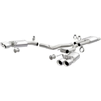 compare product MagnaFlow SYS Cat-Back 2018 Ford Mustang GT 5.0L Street Dual Exit Polished 4in Tips