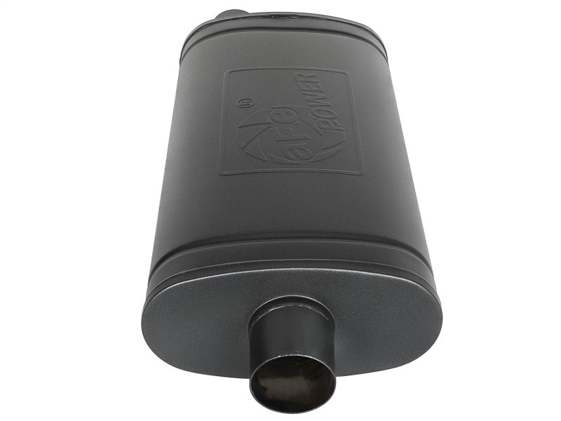 aFe MACH Force - Xp 409 SS Muffler w/ Black Finish 3in Center/Offset 22in L x 11in x 5in - Oval Body - My Store