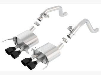 compare product Borla 14-17 C7 Corvette Stingray Axle-Back ATAK Exhaust 2.75in to Muffler Dual 2.0in Out 4.25in Tip