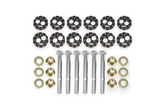 compare product BMR 97-04 Chevrolet Corvette C5 Front & Rear Lower Control Arms Camber Bolt Kit - Black Anodized