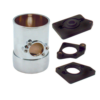 compare product Spectre Air Flow Sensor Mount 3in. w/Collar - Chrome