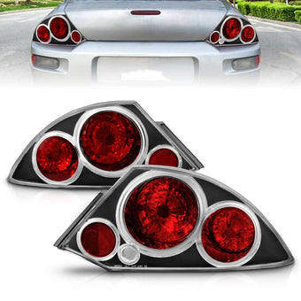 compare product ANZO 2000-2005 Mitsubishi Eclipse Taillights Black