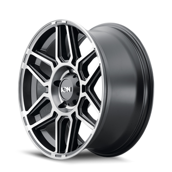 compare product ION Type 146 20x10 / 5x127 BP / -19mm Offset / 78.1mm Hub Matte Black W/Machined Dart Tint Wheel