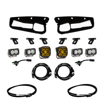 compare product Baja Designs 2021+ Ford Bronco Amber SAE Fog Pocket Kit w/Upfitter
