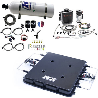 compare product Nitrous Express Nitrous & Water Injection Kit w/Billet LT4 Supercharger Lid w/15lb Bottle