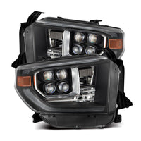 AlphaRex 14 - 21 Toyota Tundra NOVA - Series LED Proj Headlights Blk w/Actv Light & Seq. Sig + DRL - My Store