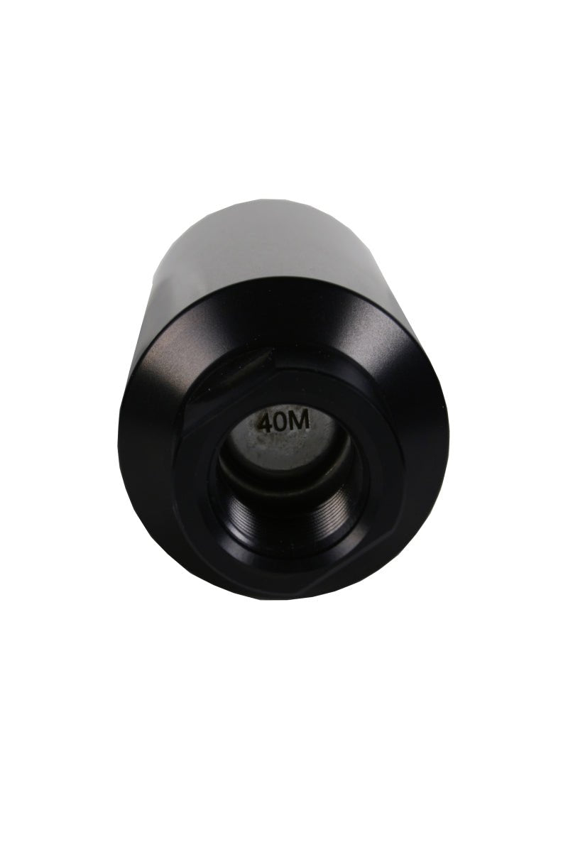 Aeromotive Pro - Series In - Line Filter - AN - 12 - 40 Micron SS Element - Nickel Chrome Finish - My Store