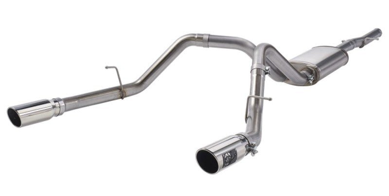 aFe Apollo GT Series 3 IN 409 SS Cat - Back Exhaust System w/ Polish Tip GM Sierra 1500 09 - 18 - My Store