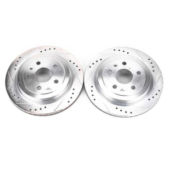 compare product Power Stop 08-18 Cadillac CTS Rear Evolution Drilled & Slotted Rotors - Pair