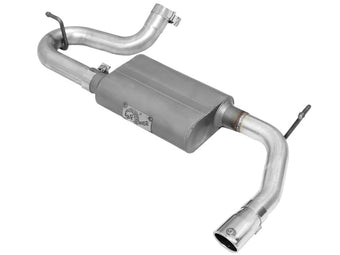 compare product aFe Scorpion 2-1/2in Alum Steel Axle-Back Exhaust w/Polished Tip 07-18 Jeep Wrangler JK V6-3.6/3.8L