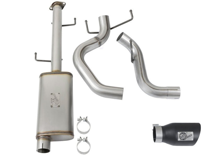 aFe MACH Force Xp 3in SS Cat - Back Single Side Exit Exhaust w/Black Tips 07 - 14 Toyota FJ Cruiser - My Store