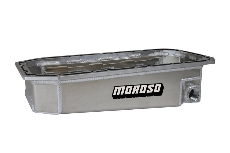 Moroso AJPE TFX 96/TFX 2000/TFX 2002 Funny Car Wet Sump 4.25in - 6.25in Aluminum Oil Pan - My Store