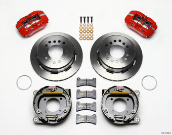 compare product Wilwood Dynapro Low-Profile 11.00in P-Brake Kit - Red Chevy 12 Bolt 2.75in Off w/ C-Clips