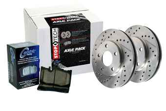 compare product Sport Axle Pack, Drilled & Slotted, Rear