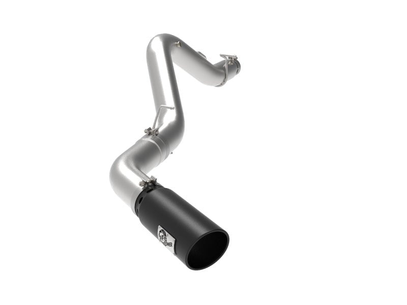 aFe Large Bore - HD 5 IN 409 SS DPF - Back Exhaust System w/Black Tip 20 - 21 GM Truck V8 - 6.6L - My Store
