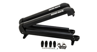 compare product Rhino-Rack Universal Ski/Snowboard Carrier - Fits 4 Pairs of Skis or 2 Snowboards - Black