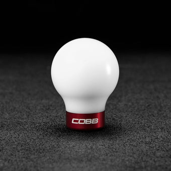 compare product Cobb 08-15 EVO X GSR/MR/MRT White with Red Base Shift Knob