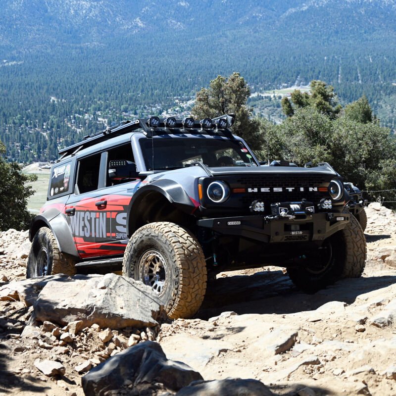 Superwinch 10000 LBS 12V DC 3/8in x 54ft Synthetic Rope Scorpion 10000SR Winch - Black Powdercoat - My Store