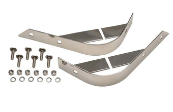 compare product Kentrol 55-86 Jeep CJ Rear Body Guard Pair - Polished Silver