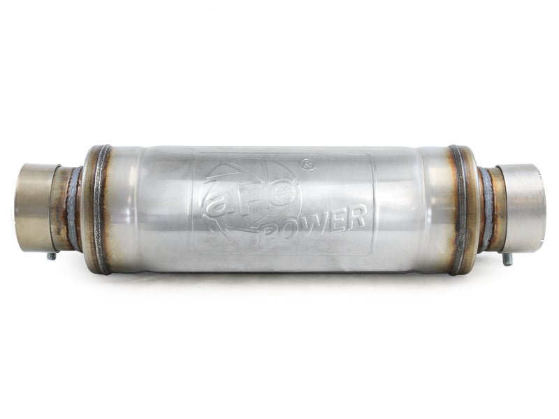 aFe MACH Force - Xp Muffler 3 IN ID Center/Center x 5 IN Dia. x 19 IN Overall Length - Round Body - My Store