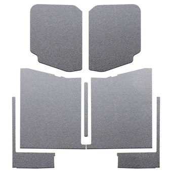 compare product DEI 20-22 Jeep Gladiator JT 4-Door Boom Mat Complete Headliner Kit - 7 Piece - Gray