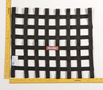 compare product RaceQuip Black 18 X 21 SFI Ribbon Net
