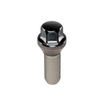compare product McGard Hex Lug Bolt (Cone Seat) M12X1.25 / 17mm Hex / 25.6mm Shank Length (Box of 50) - Black