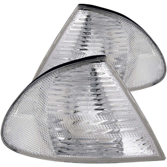 compare product ANZO Corner Lights 1999-2001 BMW 3 Series E46 Euro Corner Lights Chrome