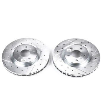 compare product Power Stop 03-04 Infiniti G35 Front Evolution Drilled & Slotted Rotors - Pair