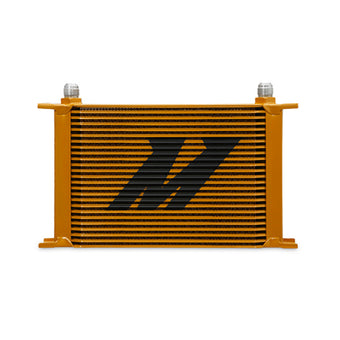 compare product Mishimoto Universal 25-Row Oil Cooler - Gold