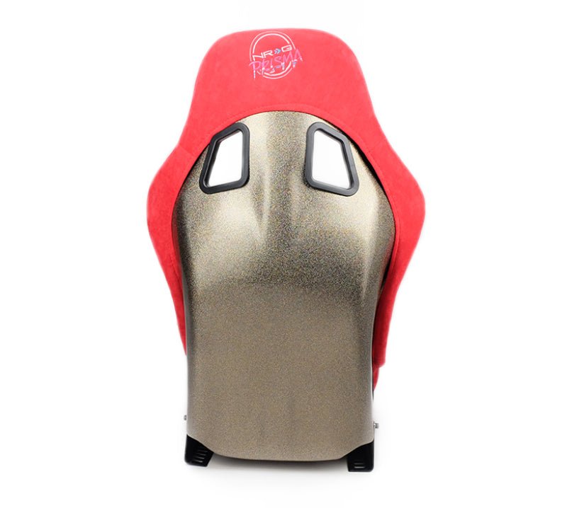 NRG FRP Bucket Seat ULTRA Edition - Medium (Red Alcantara/Pearlized Back) - My Store